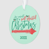 ウェル・アダプスト・クリスマス・カイロプラクティック オーナメント (正面)