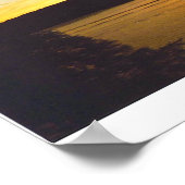 ウェレンパウパックサンセット湖 ポスター (角)