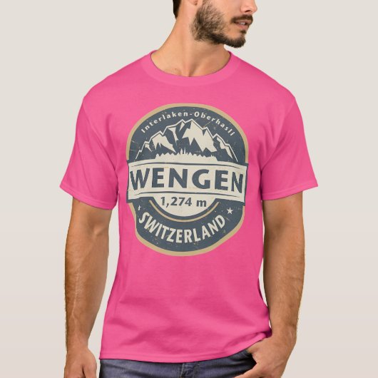 ウェンゲンスイスアクティブ Tシャツ (正面)