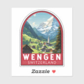 ウェンゲンスイストラベルアートヴィンテージ シール (シート)