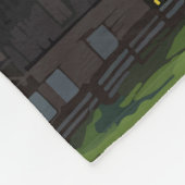 ウェンゲンスイストラベルアートヴィンテージ フリースブランケット (角)