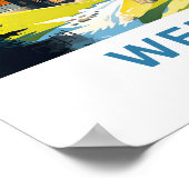 ウェンゲンスイストラベルプリント ポスター (角)