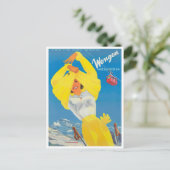 ウェンゲンスイスヴィンテージ旅行はがき ポストカード (スタンド正面)