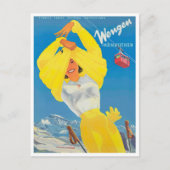 ウェンゲンスイスヴィンテージ旅行はがき ポストカード (正面)