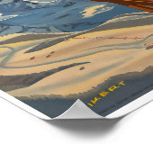 ウェンゲン、スイス、スキーポスター ポスター (角)