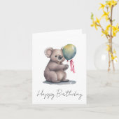 ウェンスカアート |下からハッピーバースデー! カード (黄色い花)