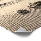 ウェンスラウスホラープリント:顔型景観 ポスター (角)