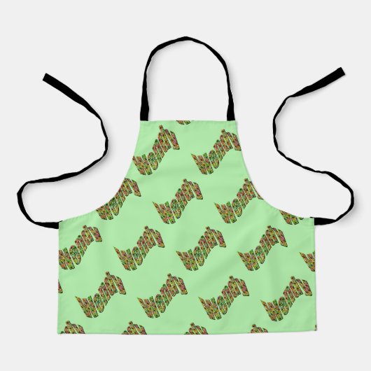 ウェンディカラフル名、エプロン エプロン (正面)