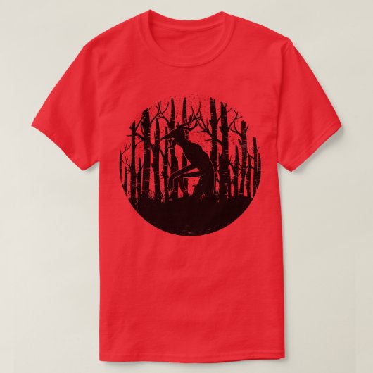 ウェンディゴシルエット1 Tシャツ (デザイン正面)