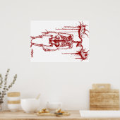 ウェンディゴ骨格#2 ポスター (キッチン)