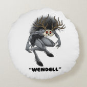 ウェンディゴ「ウェンデル」の暗号 ラウンドクッション (裏面)