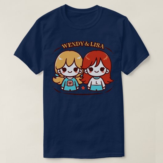 ウェンディリサファンデザイン Tシャツ (デザイン正面)