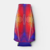 ウェンディングイネオン層抽象デザイン ボトルクーラー (正面)