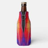 ウェンディングイネオン層抽象デザイン ボトルクーラー (ボトル裏面)