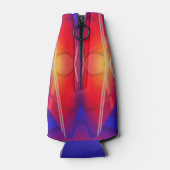 ウェンディングイネオン層抽象デザイン ボトルクーラー (裏面)