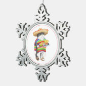 ウェンデリトペウタースノーフレークオーナメント スノーフレークピューターオーナメント (右)