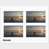 ウェンドウリートワイライトトランクイリティステッカー 長方形シール (シート)