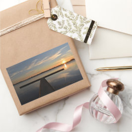 ウェンドウリートワイライトトランクイリティステッカー 長方形シール