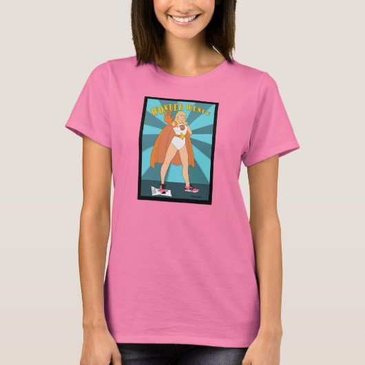 ウェン疑問に思ディポスターTシャツ Tシャツ (正面)