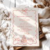 ウェーお洒落イタリアンド・ド結婚ール 招待状