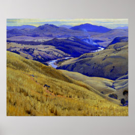 ウェータンゲラキャンベラオーストラリアElioth Gruner1937 ポスター