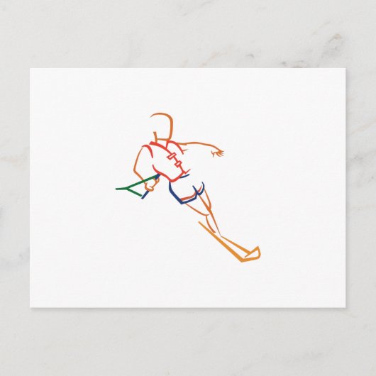 ウェーターキスキー ポストカード (正面)