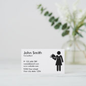 ウェートレス 名刺 (スタンド正面)