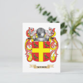 ウェーバー家紋(コート・オブ・アームズ) ポストカード (スタンド正面)