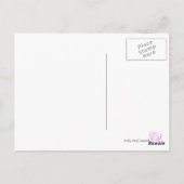 ウェーブが強くカールしたポストカード ポストカード (裏面)