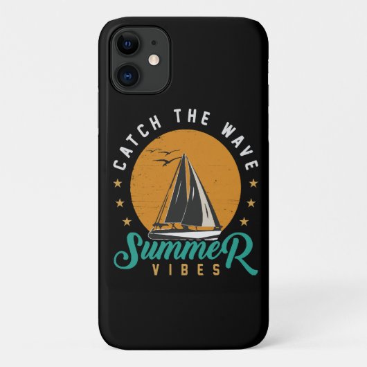 ウェーブをキャッチ サマーバイブス Case-Mate iPhoneケース (裏面)