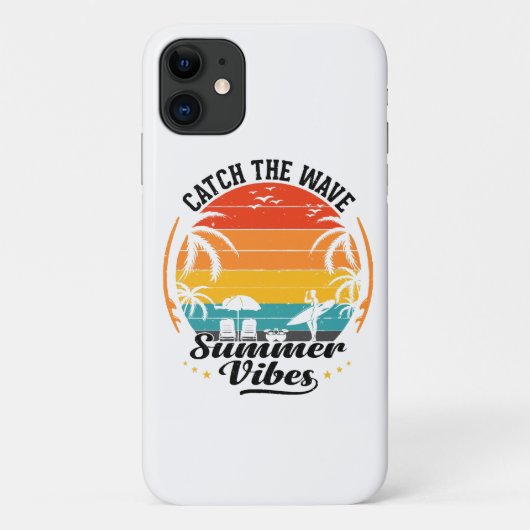 ウェーブをキャッチ 夏の気分 Case-Mate iPhoneケース (裏面)