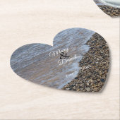 ウェーブアショア結婚の紙コースター ペーパーコースター (アングル)