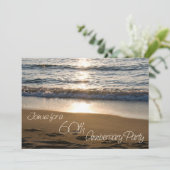 ウェーブアットサンセット60周年記念招待状カード 招待状 (スタンド正面)