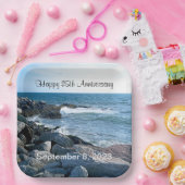 ウェーブアトランティック海25周年記念写真 ペーパープレート (パーティー)