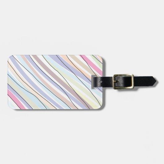 ウェーブィ パステル カラーズ ラゲッジタグ (正面横)