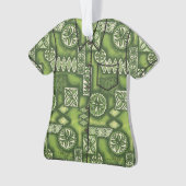 ウェーブウォリアーハワイアン初期のタパアロハシャツ オーナメント (正面)