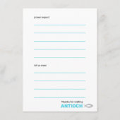 ウェーブウォーターズイエスキフィッシュビジターカード エンクロージャーカード (裏面)