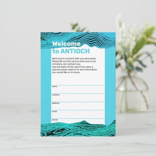 ウェーブウォーターズイエスキフィッシュビジターカード エンクロージャーカード (スタンド正面)