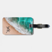 ウェーブオンサンディビーチパーソナル ラゲッジタグ (裏面横)