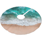 ウェーブオンサンディビーチ ブラッシュドポリエステルツリースカート (アングル)