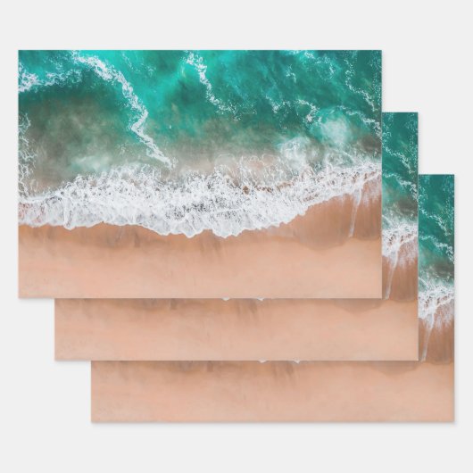 ウェーブオンサンディビーチ ラッピングペーパーシート (セット)
