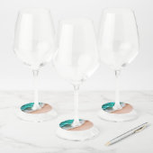 ウェーブオンサンディビーチ ワイングラスタグ (セット)