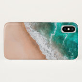 ウェーブオンサンディビーチ Case-Mate iPhoneケース (裏面(横))