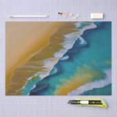 ウェーブオンザサンディビーチ 薄葉紙 (クラフト)