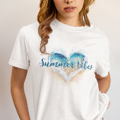 ウェーブオンビーチハートサマービベス Tシャツ