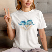 ウェーブオンビーチハートサマービベス Tシャツ