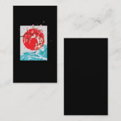 ウェーブオ素晴らしフ神奈川魚日本の鯉コイ 名刺 (正面/裏面)