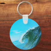ウェーブキーチェーンに乗る キーホルダー (正面)