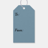 ウェーブクラッシングアットサンセットビーチ風景 ギフトタグ (裏面)