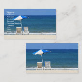 ウェーブクールビーチチェアファインアート 名刺 (正面/裏面)